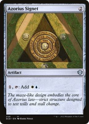 Azorius Signet card from Starter Commander Decks