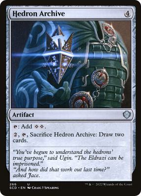 Hedron Archive card from Starter Commander Decks