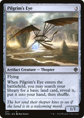 Pilgrim's Eye card from Starter Commander Decks