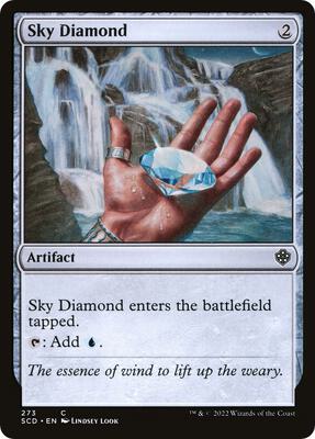 Sky Diamond card from Starter Commander Decks