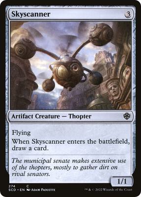 Skyscanner card from Starter Commander Decks