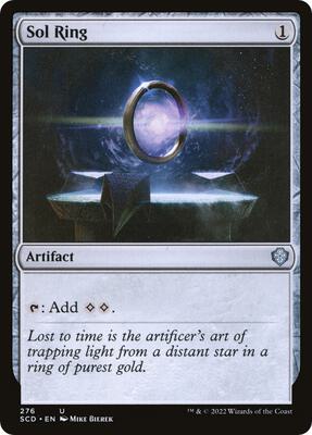 Sol Ring card from Starter Commander Decks