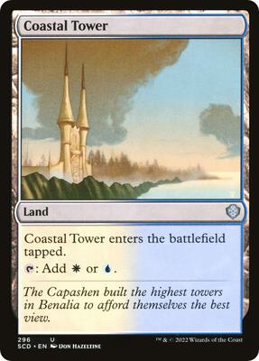 Coastal Tower card from Starter Commander Decks