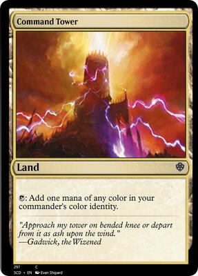 Command Tower card from Starter Commander Decks