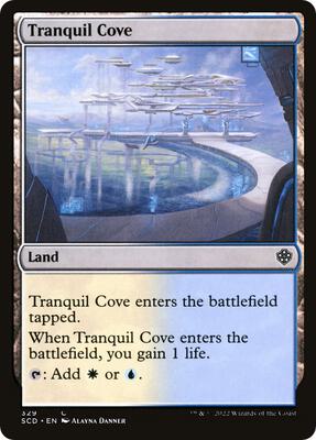 Tranquil Cove card from Starter Commander Decks