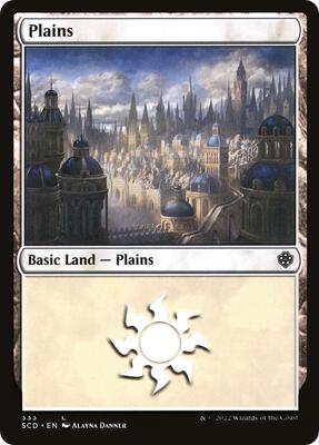 Plains (333) card from Starter Commander Decks
