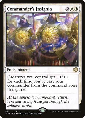 Commander's Insignia card from Starter Commander Decks