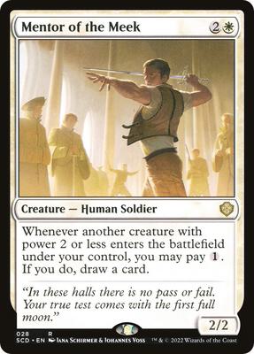 Mentor of the Meek card from Starter Commander Decks