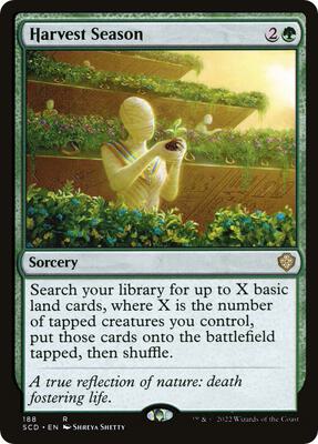Harvest Season card from Starter Commander Decks