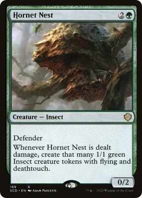 Hornet Nest card from Starter Commander Decks