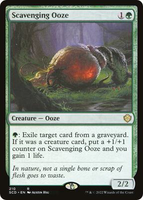 Scavenging Ooze card from Starter Commander Decks