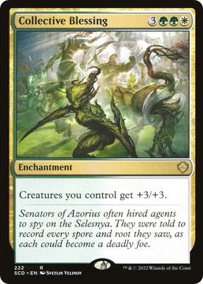 Collective Blessing card from Starter Commander Decks