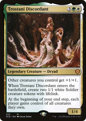 Trostani Discordant card from Starter Commander Decks
