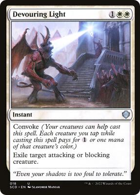 Devouring Light card from Starter Commander Decks