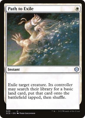 Path to Exile card from Starter Commander Decks