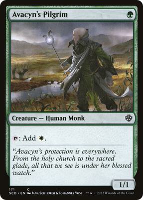 Avacyn's Pilgrim card from Starter Commander Decks