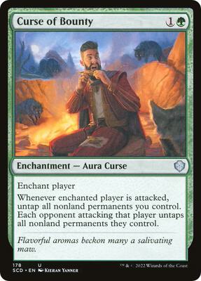 Curse of Bounty card from Starter Commander Decks