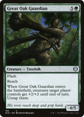 Great Oak Guardian card from Starter Commander Decks