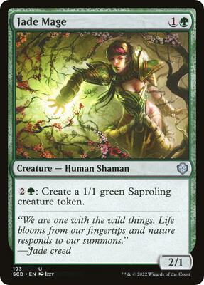 Jade Mage card from Starter Commander Decks