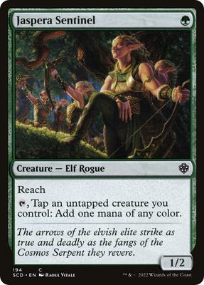Jaspera Sentinel card from Starter Commander Decks