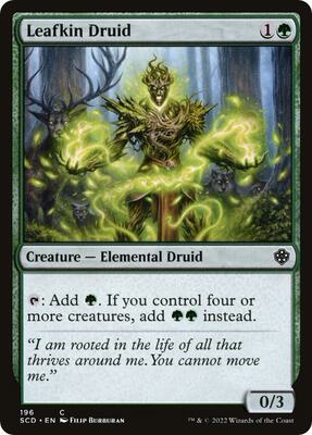Leafkin Druid card from Starter Commander Decks