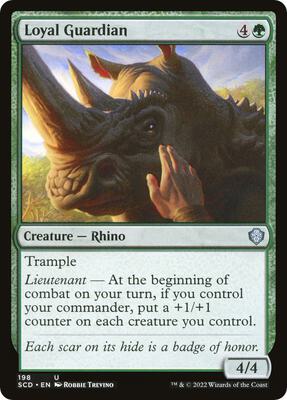 Loyal Guardian card from Starter Commander Decks