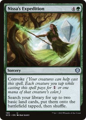 Nissa's Expedition card from Starter Commander Decks