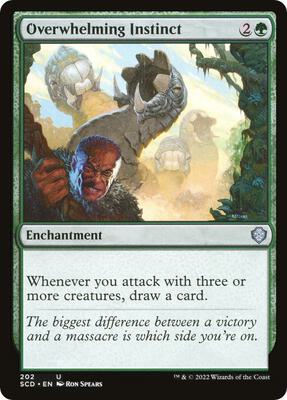 Overwhelming Instinct card from Starter Commander Decks