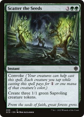 Scatter the Seeds card from Starter Commander Decks