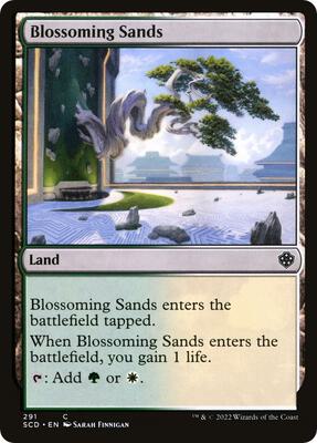 Blossoming Sands card from Starter Commander Decks
