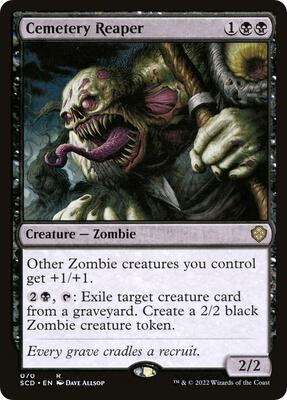 Cemetery Reaper card from Starter Commander Decks
