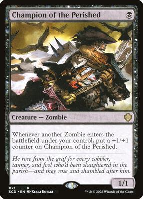 Champion of the Perished card from Starter Commander Decks