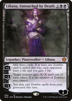 Liliana, Untouched by Death card from Starter Commander Decks