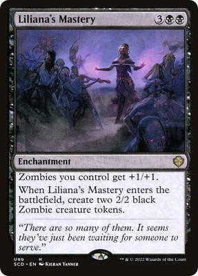 Liliana's Mastery card from Starter Commander Decks