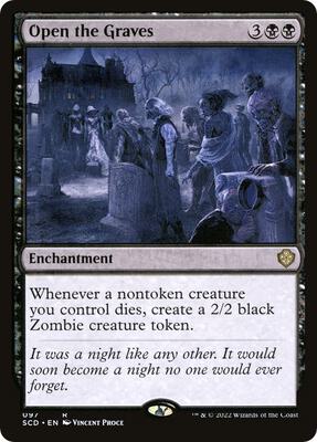 Open the Graves card from Starter Commander Decks