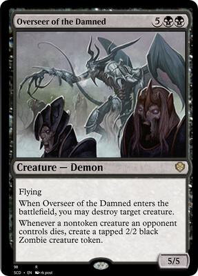 Overseer of the Damned card from Starter Commander Decks