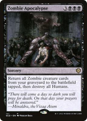 Zombie Apocalypse card from Starter Commander Decks