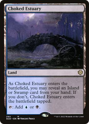Choked Estuary card from Starter Commander Decks