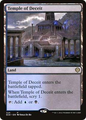 Temple of Deceit card from Starter Commander Decks