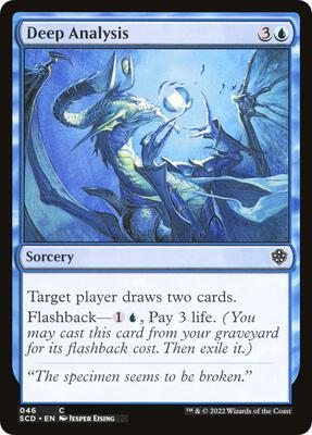 Deep Analysis card from Starter Commander Decks