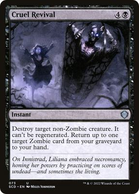 Cruel Revival card from Starter Commander Decks