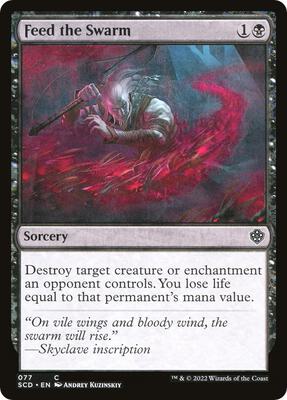 Feed the Swarm card from Starter Commander Decks