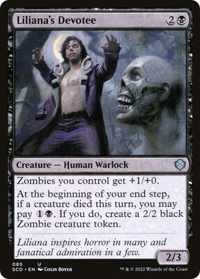Liliana's Devotee card from Starter Commander Decks