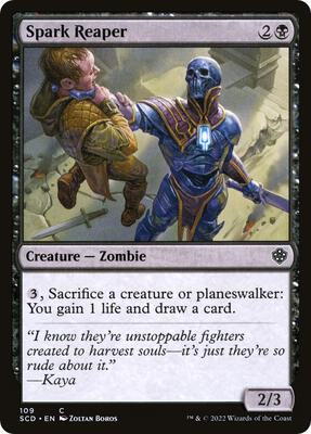 Spark Reaper card from Starter Commander Decks