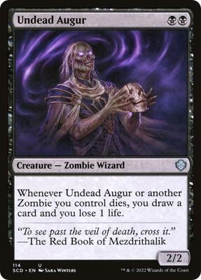 Undead Augur card from Starter Commander Decks