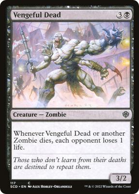 Vengeful Dead card from Starter Commander Decks