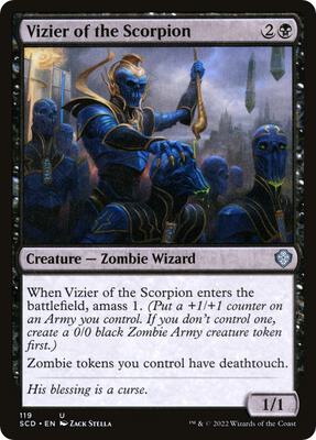 Vizier of the Scorpion card from Starter Commander Decks