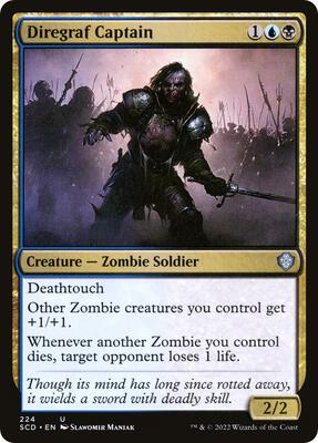 Diregraf Captain card from Starter Commander Decks