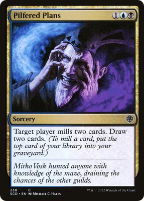Pilfered Plans card from Starter Commander Decks