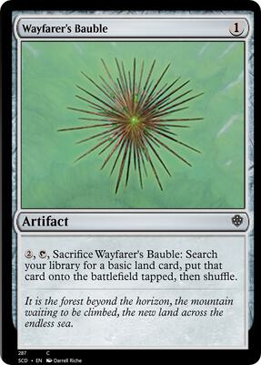 Wayfarer's Bauble card from Starter Commander Decks